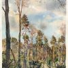 / Forest 2.   / plein air watercolor 2014  11,5x15 cm.